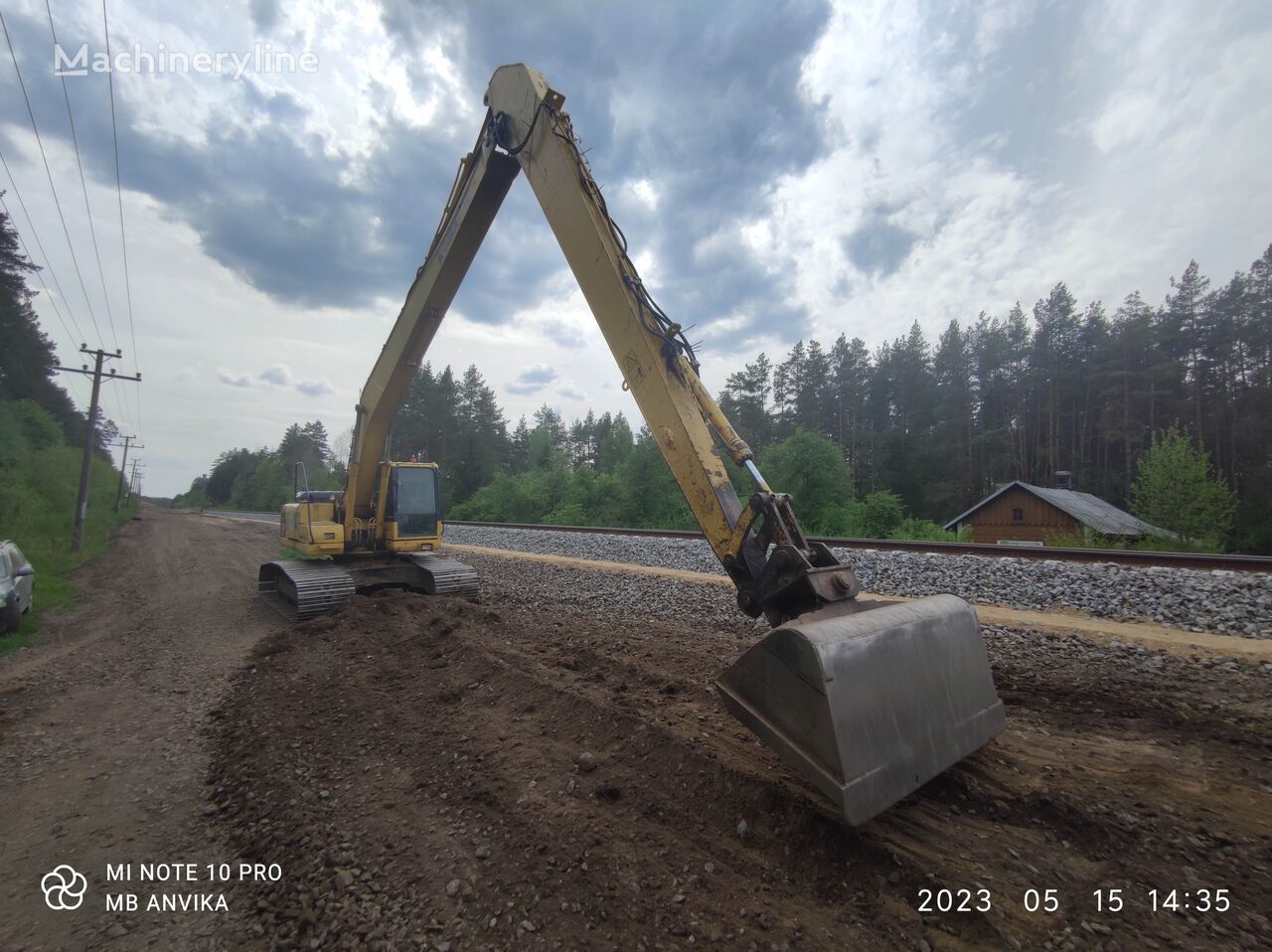 bager goseničar Komatsu PC210LC-8 Long Reach