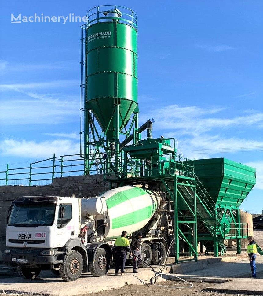 nova betonarna Constmach 60 m3/h Dry Type Concrete Batching Plant