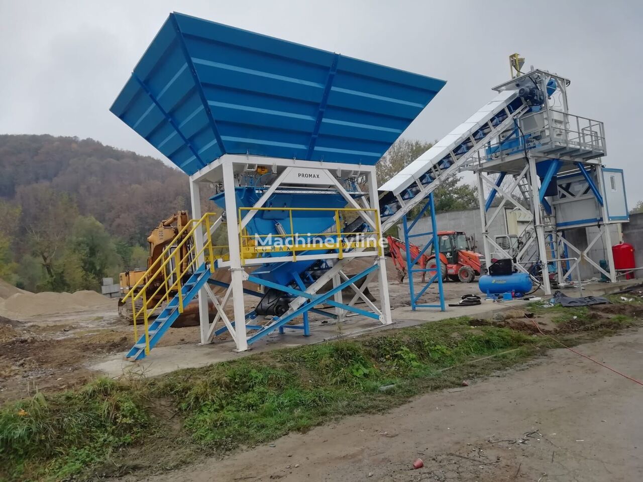 nova betonarna Promax Compact Concrete Batching Plant C60-SNG-PLUS (60m3/h)