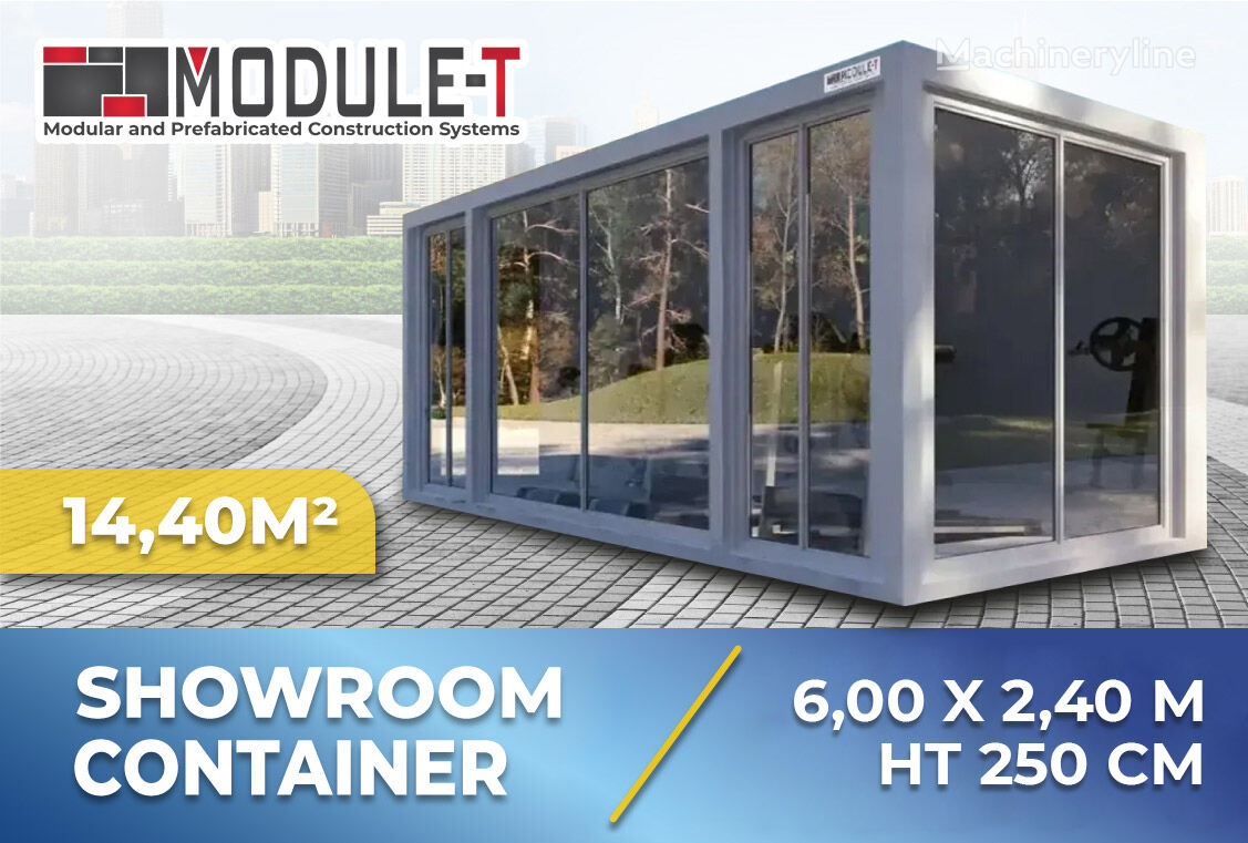 nov pisarniški kontejner Module-T SHOWROOM OFFICE CONTAINER | MODULAR | SHOP | CAFE | 10 20 FT